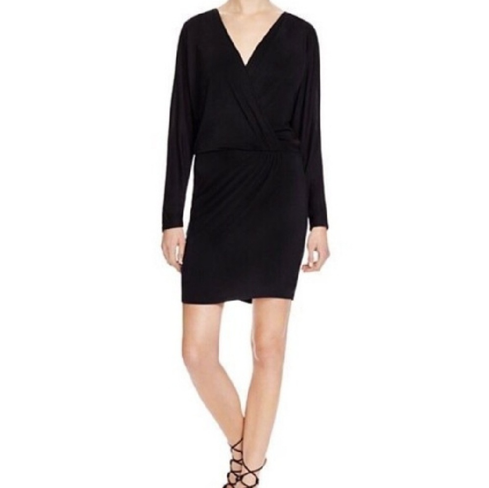 Haute Hippie Black Wrap Dress